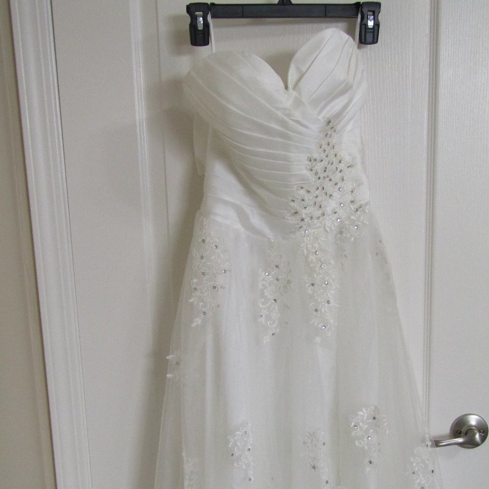 Midi wedding dress